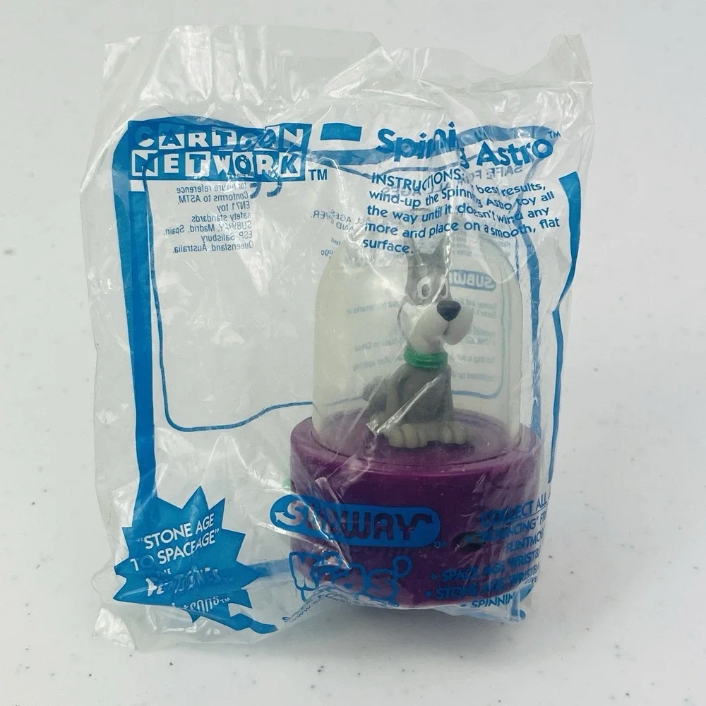 1998 Subway Kids Meal Toy Cartoon Network Jetsons‎ Spinning Astro Figure